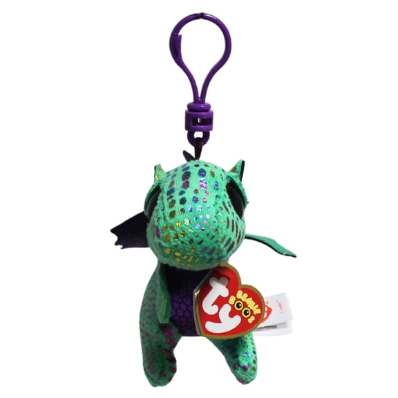 Cinder Dragon Beanie Boo Clip - Stuffed Animal by TY (36637)