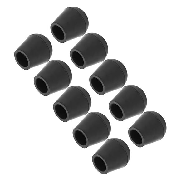 Cane Tip, 10pcs Low Noise Flexible Texture Wearable Round Walking Stick Tips 19mm for Bath Chair Foot