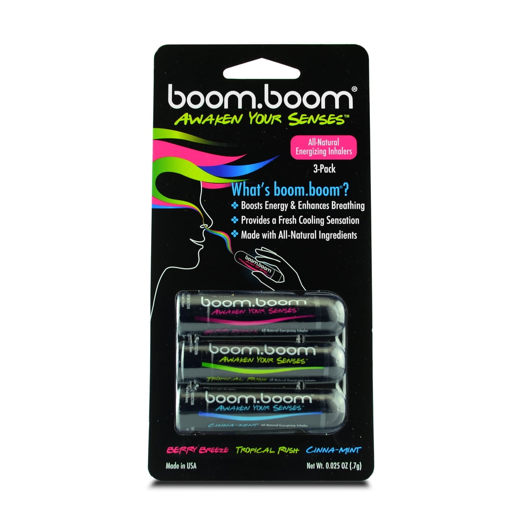 Aromatherapy Nasal Inhaler By BoomBoom Congestion Relief Variety Pack
