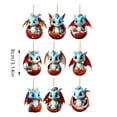 thumbnail image 6 of Christmas Dragon Christmas Ornaments for Christmas Tree,Acrylic Dragon Figurines Christmas Tree Decorations, 6 of 6