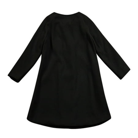 

Autumn Winter Girls Kids Baby Outwear Cloak Button Jacket Warm Coat Clothes Clothes Outwear For 4 Years