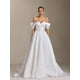 thumbnail image 1 of Vestido de novia Molia con hombros descubiertos y plisado hasta la cola, 1 of 6