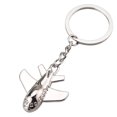 thumbnail image 1 of Naierhg Creative Model Train Aircraft Airplane Ring Holder Keychain Accessories Gift, 1 of 8