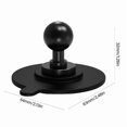 thumbnail image 5 of Secure 17mm Ballhead Aluminum Alloy Suction Cup Mount for Sports Cameras Multi Surfaces Strong Adhesive Base, 5 of 8