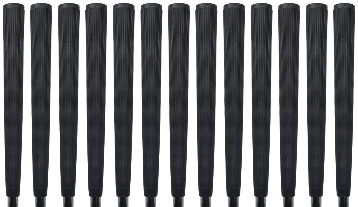 Majek High Traction Oversize Arthritic Golf Grips and Grip Kit + Utility Hook Blade (13 Grips, Grip Tape, clamp, Grip Removal Hook Blade, Instructions)