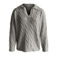 thumbnail image 5 of Sweaters for Women Suitable Fall and Winter Comfortable and resistant to pilling Gray M Womens Sweaters, 5 of 5