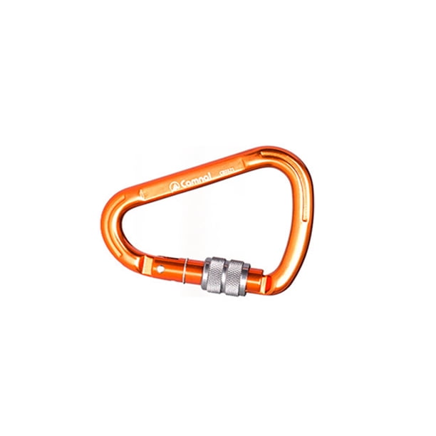 Mosquetón Resistente al desgaste Tecnología avanzada Amplia aplicación Colorido Mayor resistencia al impacto Clips Caribeener para exteriores Naranja kenally OD019755-02