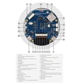thumbnail image 4 of Placa de Desarrollo con Pantalla Táctil Capacitiva Redonda de 2,8 Pulgadas ESP32-S3, 480 X 480, Compatible con WiFi y Bluetooth, ESP32 con Pantalla, 4 of 10