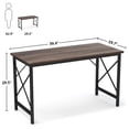 thumbnail image 5 of Tribesigns 40" Home Office Computer Desk, Sturdy Writing Desk Laptop Table with Reinforcement bar, Modern Simple Style Study Table Workstation, 5 of 5