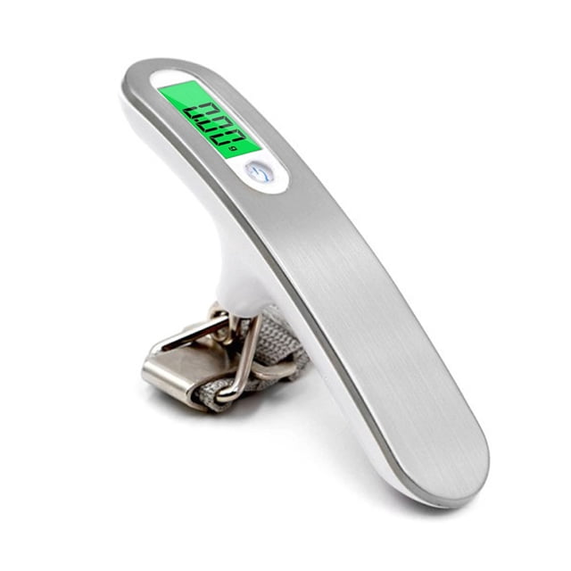 Báscula de peso portátil para maleta, báscula de equipaje digital de 110 libras, báscula de pesaje portátil para maleta, báscula de equipaje colgante probada y confiable Jadeshay A