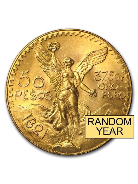 Mexico Gold 50 Pesos (Random) AU-BU - Walmart
