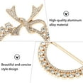 thumbnail image 3 of Greenadscape 2Pcs Shiny Metal Neckerchief Clips Durable Scarf Buckle Assorted Color, 3 of 6