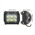 thumbnail image 4 of 4inch LED Work Light White Cube Pods Spot Flood Driving Fog Lamp Offroad Pack of 2 Cool White, 4 of 10