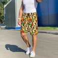 thumbnail image 4 of Haiem Kittens With Maple Leaves Men's Pajama Short with Soft Woven Cotton Elastic Waistband Sleep Short-Medium, 4 of 9