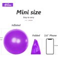 thumbnail image 4 of HSHDLDF Mini Pilates Ball Exercise Ball for Yoga 25cm Mini Yoga Ball, Core Ball,Small Workout Ball, Mini Stability Ball,Ballon Exercise Ball for Aadults, 4 of 7