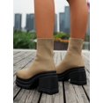 thumbnail image 4 of Women's Fashionable Height Increasing Thick Bottom Short Boots For Winter, 4 of 4