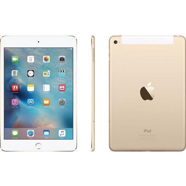 Apple iPad Mini 4e Gén 7,9 Pouces Wi-Fi Tablette 32 Go - Or Reconditionné (Excellent)