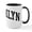 White/Black Inside, variant on CafePress - Brooklyn - 15 oz Ceramic Large White Novelty Mug