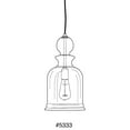 thumbnail image 4 of Progress Lighting, Staunton Collection, 1-Light Wall Sconce, Brushed Nickel, Clear Glass Shade, 4 of 8