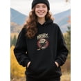thumbnail image 4 of Chic Hockey Hoodie for Men and Women, Unisex Pullover Hooded Sweatshirt, Comfortable Cotton Poly Blend, Casual Everyday Streetwear, 4 of 5