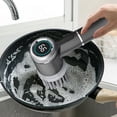 thumbnail image 5 of Electric Spin Scrubber, Strong power Rechargeable Cordless Shower Scrubber with 5 Replaceable Brush Heads, 3H Power 3 Speed, for Cleaning Bathroom Tub Tile Floor Sink Car(Starry Sky Grey), 5 of 7