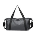 thumbnail image 2 of Bolsa de gimnasio DYNWAVEMX Bolsa de viaje de lona Oxford Multiusos Moderna para artículos de tocador Gris, 2 of 8