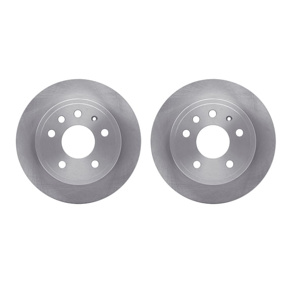 Dynamic Friction Company Rear Brake Rotors 6002-65009