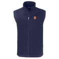 thumbnail image 2 of Men's Cutter & Buck  Navy Syracuse Orange Charter Eco Recycled Full-Zip Vest, 2 of 3