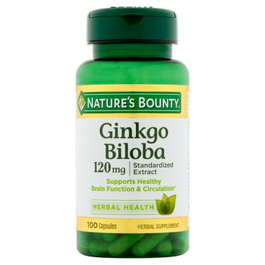 Nature's Bounty Standardized Extract Ginkgo Biloba, 100ct