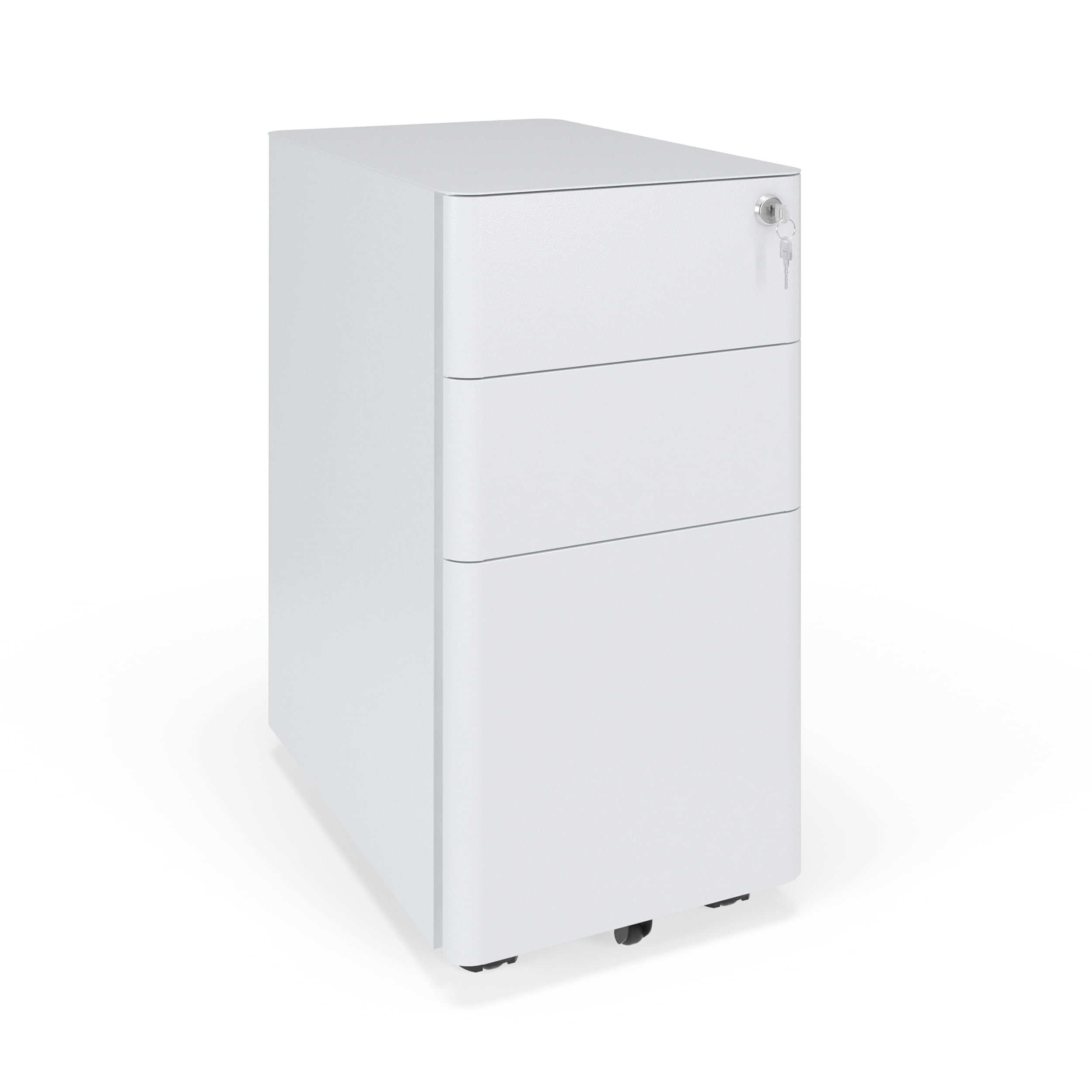 basyx by HON CommercialGrade Slim Modern Mobile Metal Pedestal, Filing