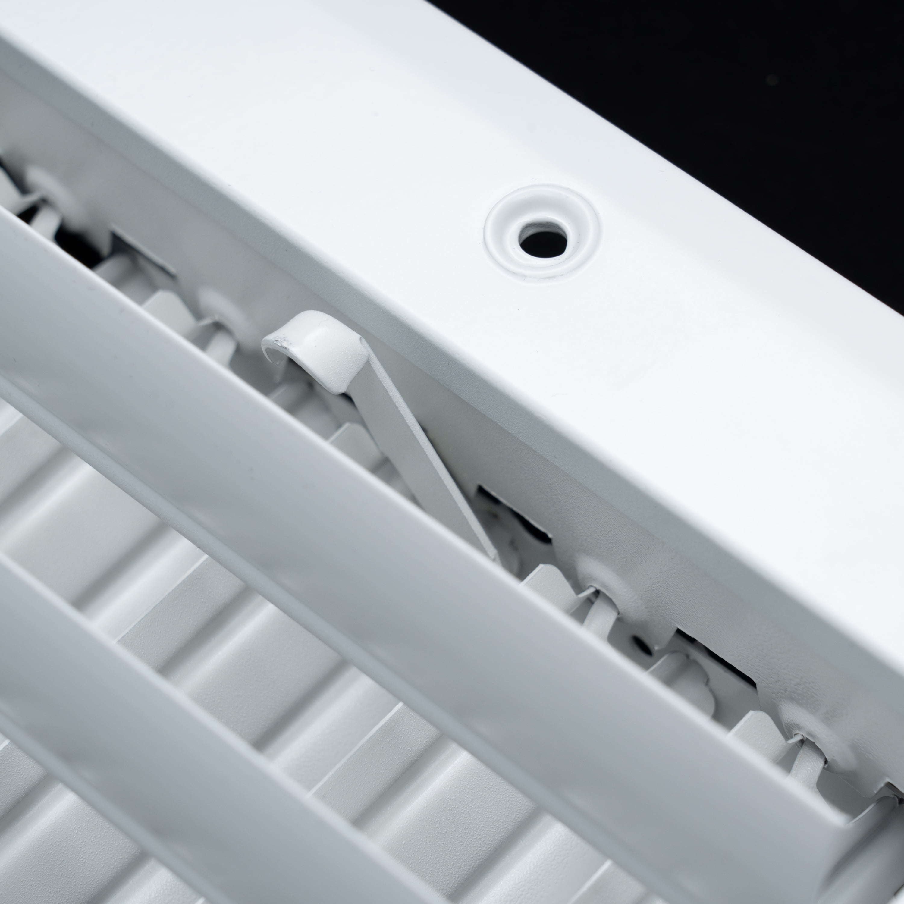 Fits 10x6 Duct Opening Aluminum 1-WAY Adjustable Air Supply Grille by Handua | Curved Blade Register Vent Cover for Sidewall & Ceiling | White | Outer Size: 11.75" X 7.75"