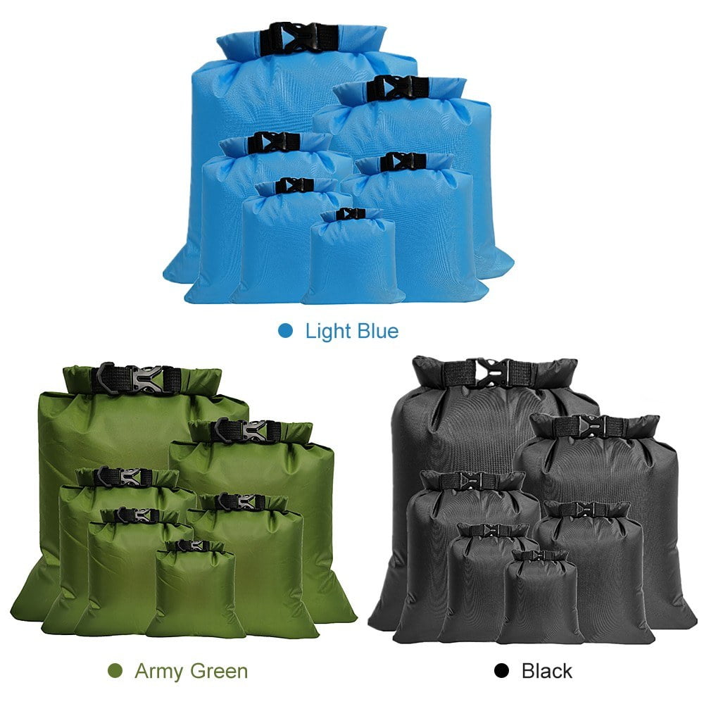 6 Pack Waterproof Outdoor Dry Sacks