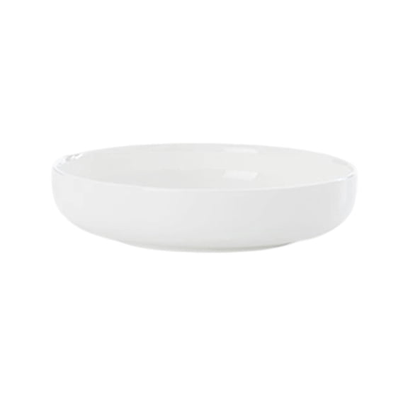Sktrjpolfis pasta plates, 8in square dish, Cream White Porcelain Tableware for Dishwasher microwave
