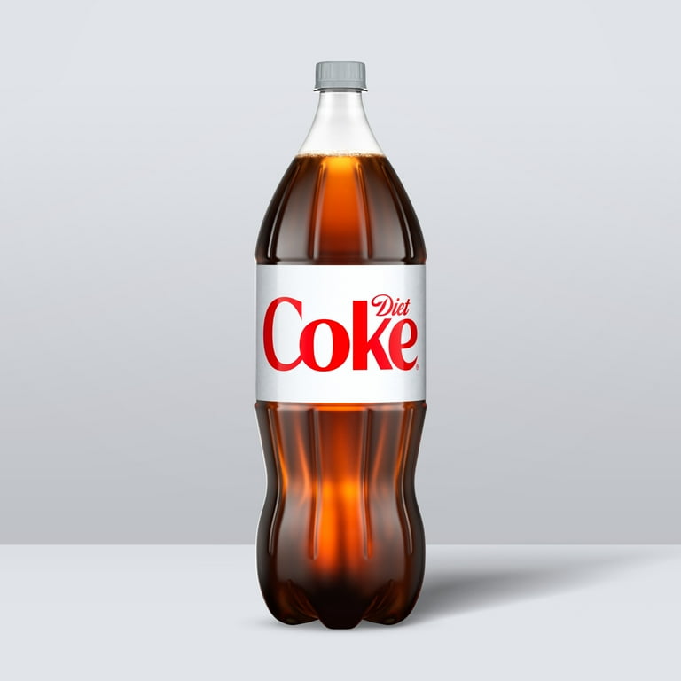 Diet Coke Soda Pop Bottle, 2 Liters