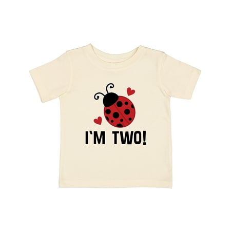 

Inktastic Ladybug 2nd Birthday Cute 2 Year Old Gift Baby Girl T-Shirt