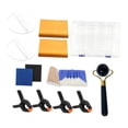 thumbnail image 2 of Kit limpieza tarjetas coleccionables 162 piezas con hisopos para restauración tarjetas fútbol y baloncesto, pinzas, herramientas, 2 of 8