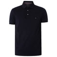 thumbnail image 6 of Tommy Hilfiger Essential Interlock Slim Polo Shirt, Blue, 6 of 6