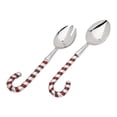 thumbnail image 2 of sleigh-salad-bowl-with-candy-cane-salad-servers, 2 of 3