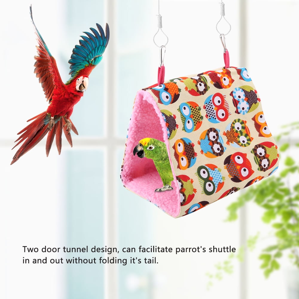Tebru Bird Hammock, Bird Hanging Hammock, Pet Bird Warm Soft Hammock