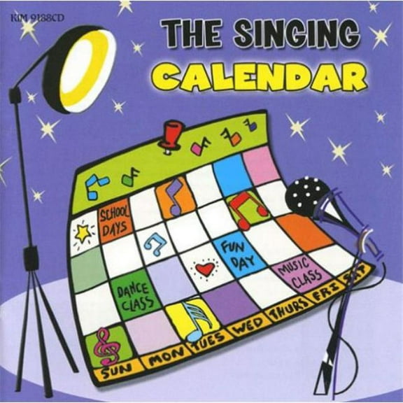 Kimbo Educational KIM9188CD The Singing Calendar Song CD for PK to 1st Grade