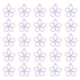 thumbnail image 1 of Uxcell 50 Pcs Encanto de Flor Hueca Colgantes de Marco de Bisel Abierto para Fabricación de Joyas de Resina DIY Púrpura, 1 of 6