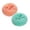 Blue and Pink, variant on 1 Pc Round Nylon Dish Scrubber Scouring Pads, Plastic Cleaning Scrubbers, Non-Scratch Mesh Scouring for Washing Dishes, Bowl Dish Cleaning, Non-Stick Cookware and Tableware, 3.14 Inch, Pink