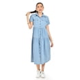 thumbnail image 4 of Vestido denim Roman Fashion /Juvenil 556 (Azul light) azul cielo CH, 4 of 5