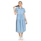 thumbnail image 4 of Vestido denim Roman Fashion /Juvenil 556 (Azul light) azul cielo CH, 4 of 5