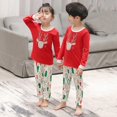 thumbnail image 2 of Conjunto de pijamas de Navidad para niños de 4 a 15 años, ropa de dormir para el hogar, trajes de invierno, gran oferta, 2 of 4