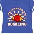 thumbnail image 4 of Inktastic I'd Rather Be Bowling Boys or Girls Toddler T-Shirt, 4 of 5