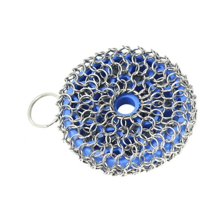 

Hxoliqit Iron Chainmail Scrubber For Your Iron Skillet Wok Or Pan Dishwasher Stainless Steel Washing Pot Net High Temperature Silica Gel Brush Cleaning Supplies Cleaning Brush Easy For Cleaning
