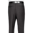 thumbnail image 3 of RGM Dress Pants for Men Slim fit Modern Flat-Front - Formal Business Wrinkle Free No Iron Black-Expandable 34W x 29L-Slim, 3 of 3