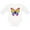 AA-White, variant on Inktastic Butterfly with rainbow wings Boys or Girls Long Sleeve Baby Bodysuit