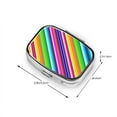thumbnail image 3 of Colorful Serape Small Pill Case For Pockets & Purses 2 Compartment Travel Medicine Organizer, 3 of 5